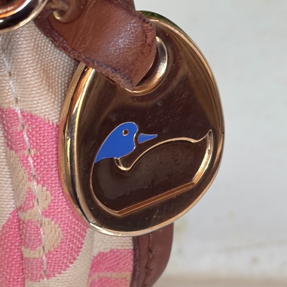 Dooney & Bourke Pink and Tan Clutch - Picture 8 of 11